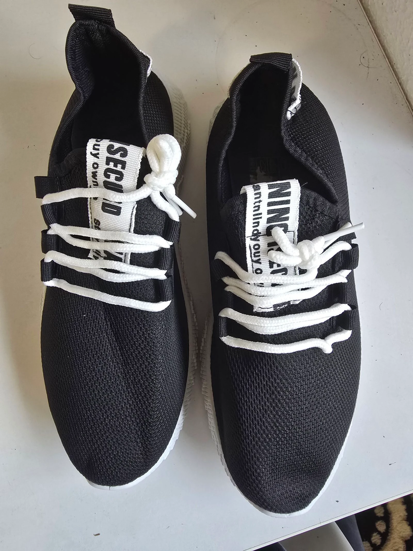 Zwarte Mesh Sneakers – photo 2
